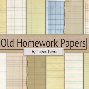 Digitaal gevoerd papier, vintage, gevoerd papier, grootboekpapier, school-, ephemera, junk journal, notitiepapier, school-, plakboekpapier, boek, DOWNLOAD