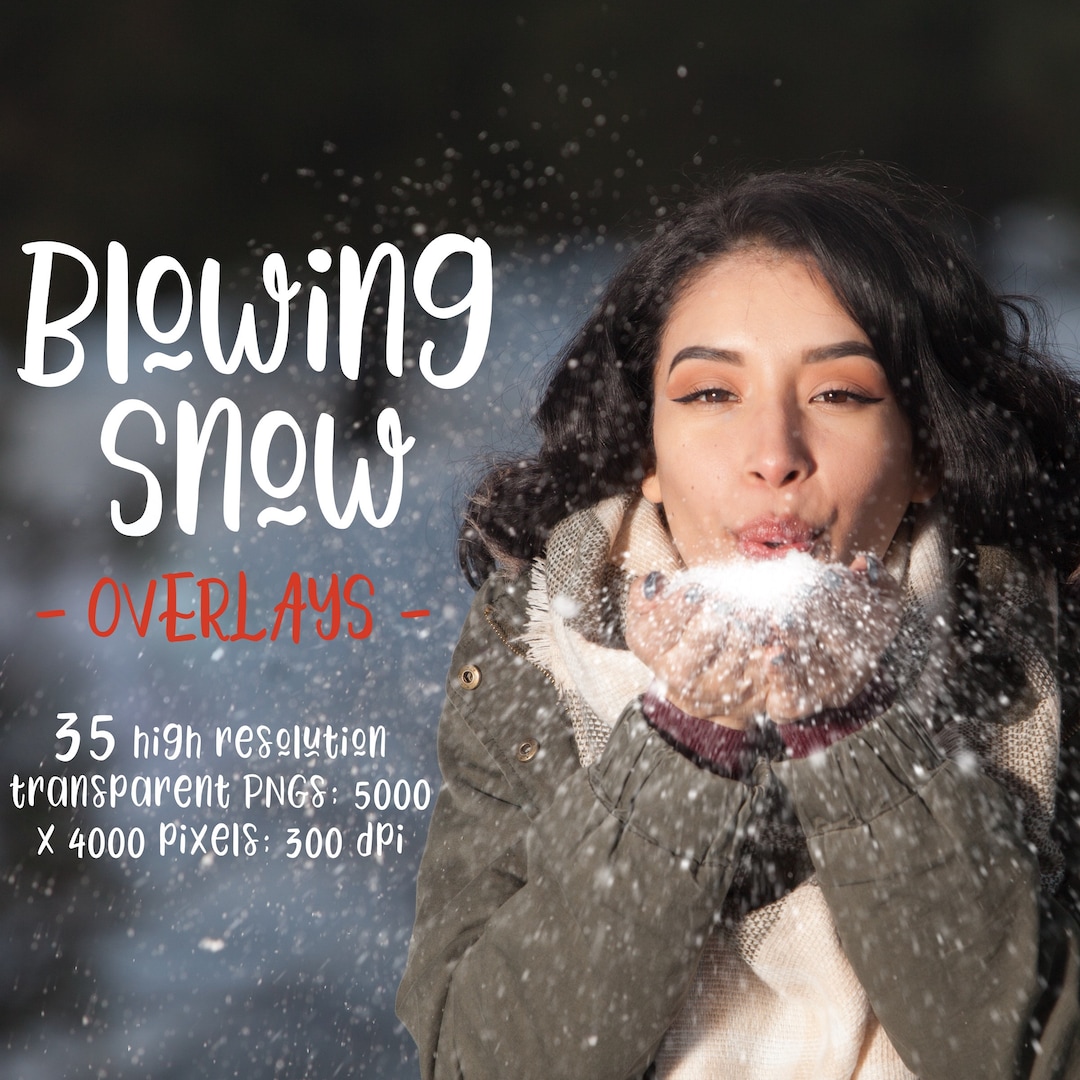 Blowing Snow Overlays, Realistic, Snow Blowing, Overlays, Overlay