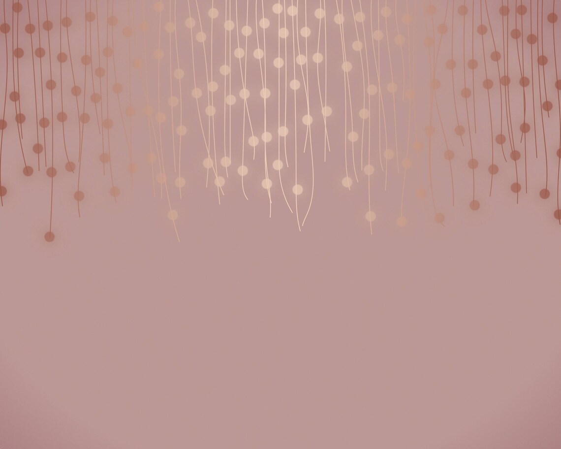 Rose gold lights overlay rose gold string lights rose gold Etsy