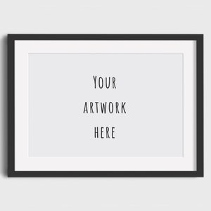Frame mockup, black frame mockup, 3:2 aspect ratio, 30 x 20, 36 x 24, horizontal, landscape, mock up, mock-up, simple, poster, DOWNLOAD