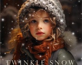 Twinkle snow overlays, sparkle snow overlays, falling snow overlays, snow overlay, winter overlay, snow filter, glowing snow overlay, png