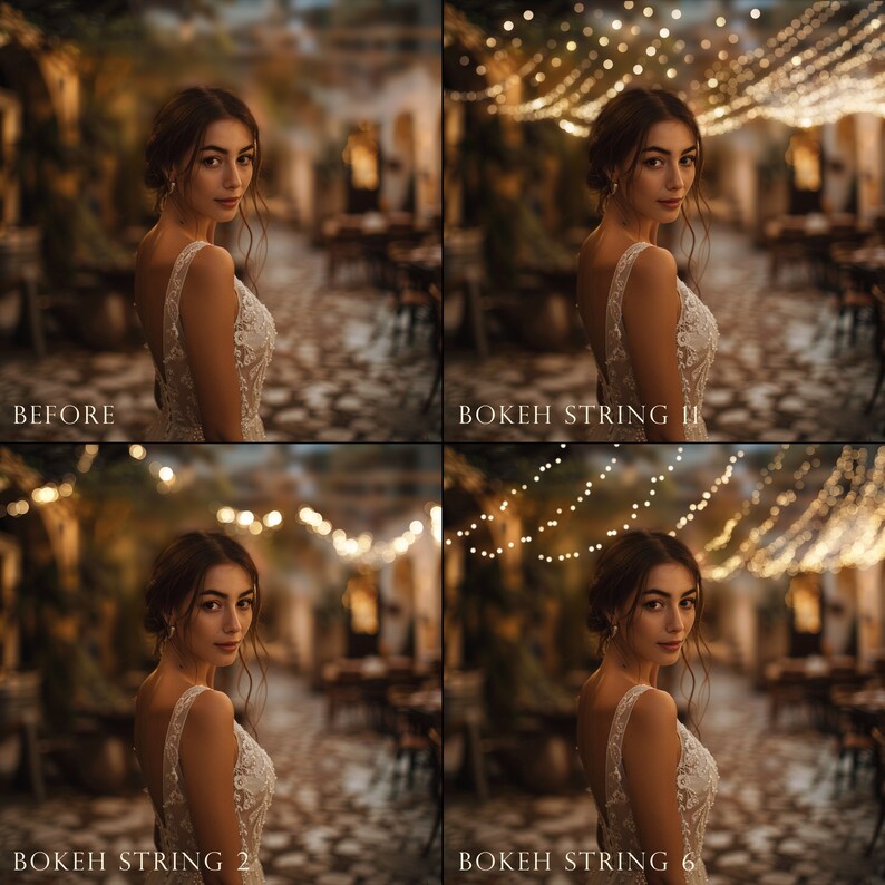 Wedding Bokeh Overlay, Bokeh Lights Overlay, Photoshop Overlays ...