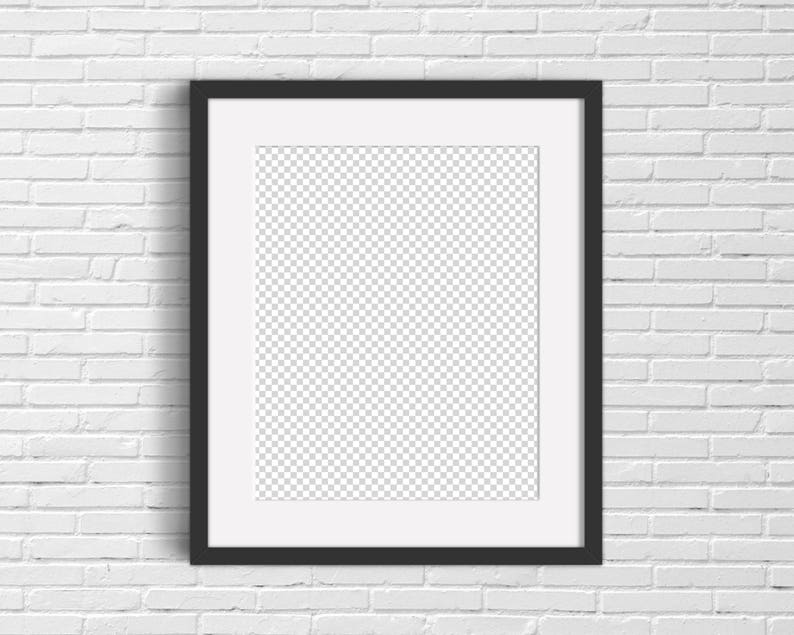 Download Inch Black Frame 16x20 Poster Mockup 4x5 Mock Up Download 8x10 White Wall Frame Modern Mockup White Brick Digital Frame Mock Up Frames Photography