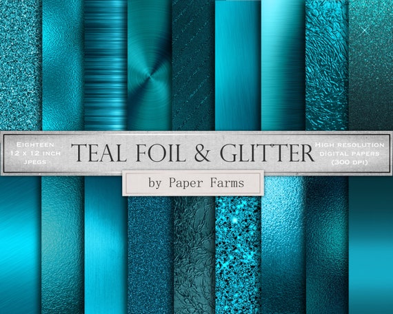 Türkis Folie und Glitzer, Türkis Folie Texturen, Türkis Folie digitales  Papier, Türkis Folie Hintergründe, Türkis Folie Scrapbook Papier, Türkis  Metall, Glitzer - .de