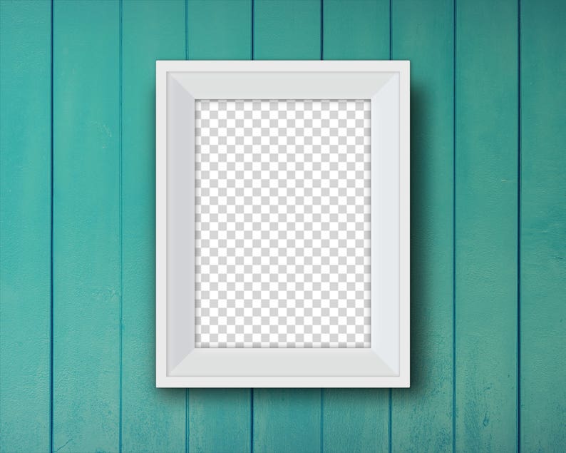 Download White A4 frame mockup white frame mockup poster mockup | Etsy