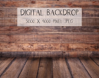 Rustic wood backdrop, printable wood backdrop, photography backdrop, dark wood, wood background, digital, commercial use, backdrop, DOWNLOAD