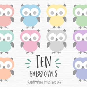 Clipart di gufo, bambino civetta clipart, pastello, pastello colorato gufi, bambini, bambini, infanti, clipart, digitale, immagini, scrapbooking, rosa, scaricare
