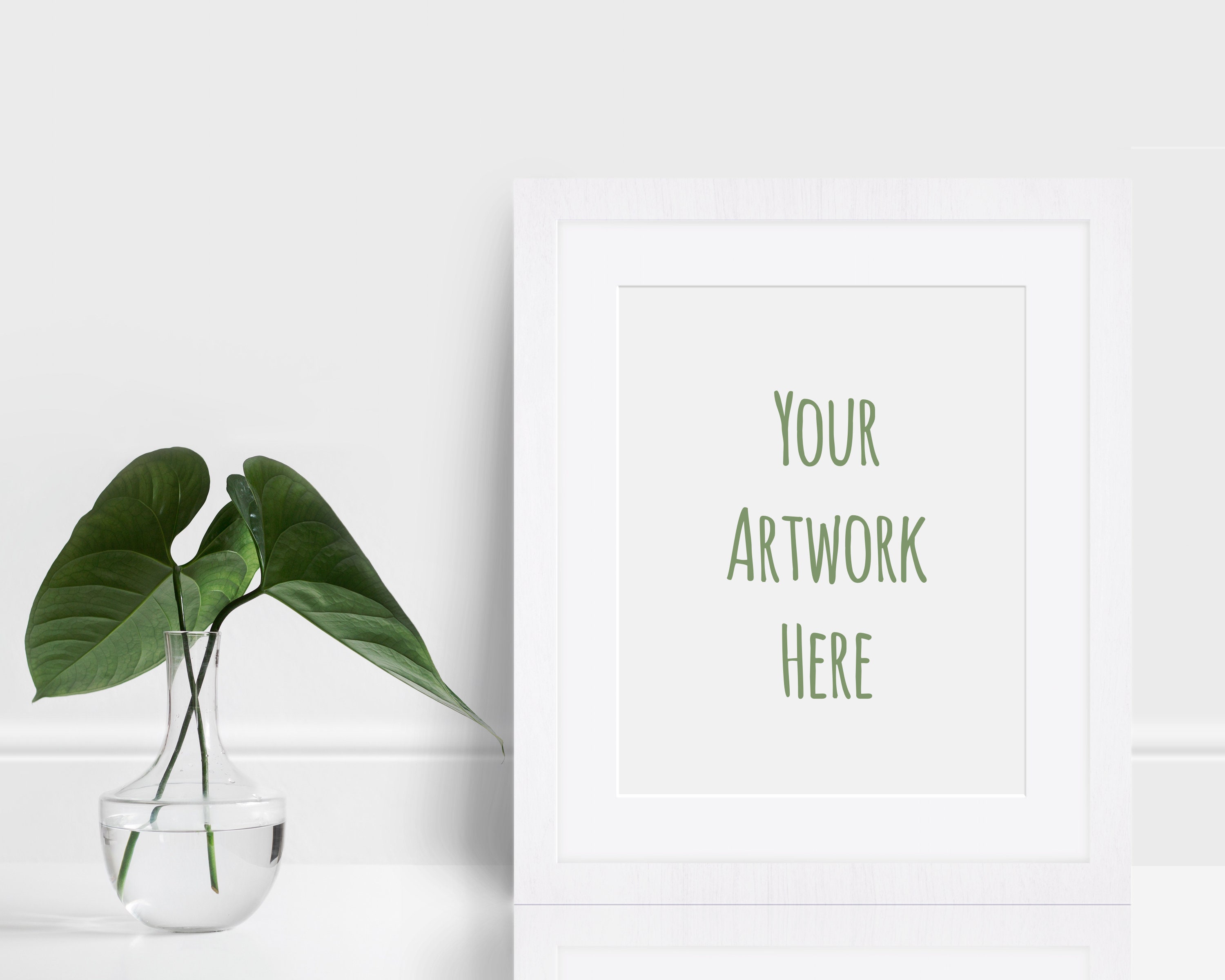 Download Art Mockup Poster Mockup Frame Mockup White Frame 8 X 10 Etsy