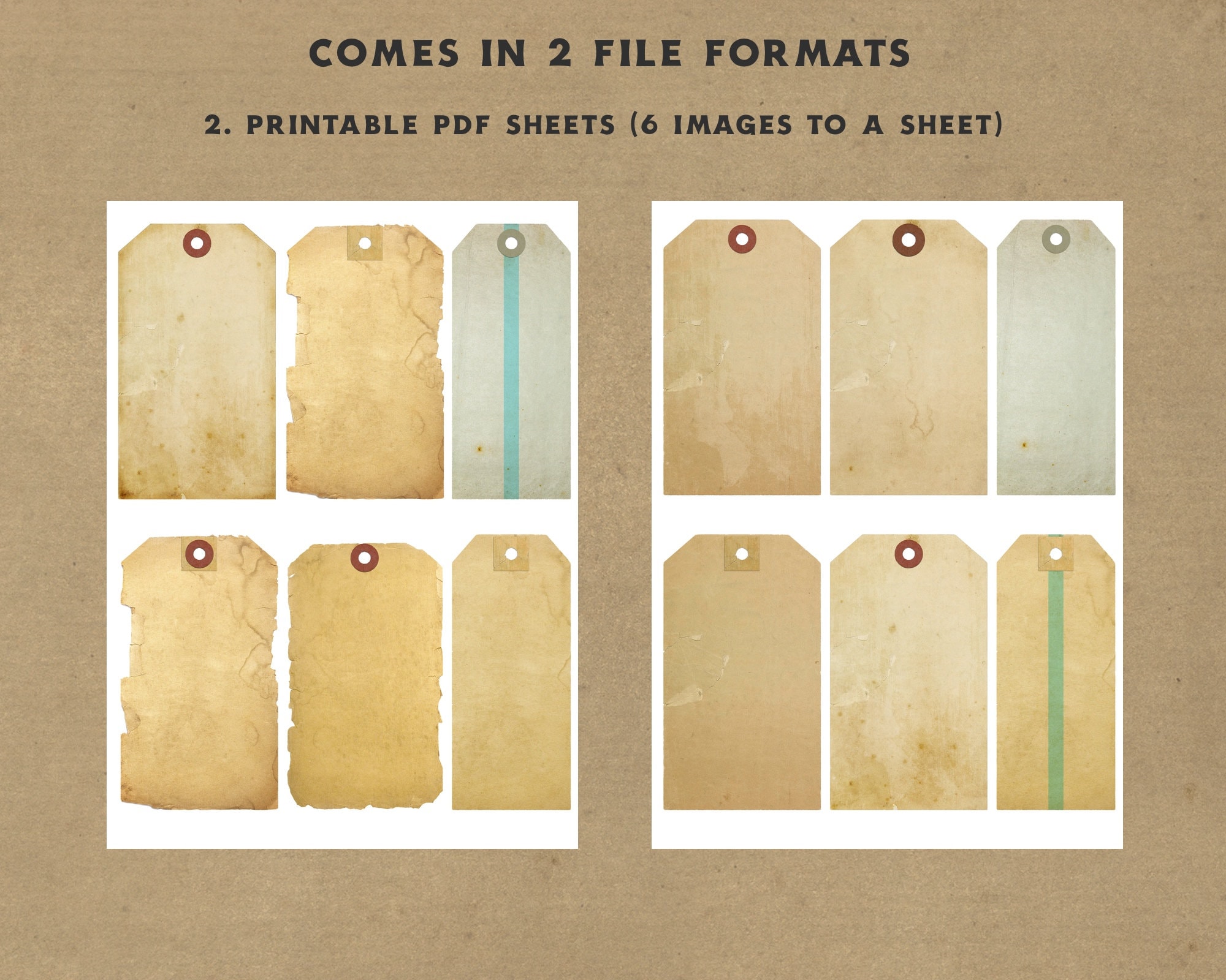 Printable Vintage Tags, Blank, Plain, Junk Journaling, Shabby, Vintage, Aged, Retro, Tags, Png, Pdf, Digital Tags, Luggage Tags, DOWNLOAD - Etsy printable-vintage-tags-blank-plain-junk-journaling-shabby-vintage-aged-retro-tags-png-pdf-digital-tags-luggage-tags-download-etsy