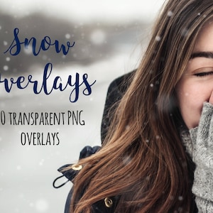 Snow overlay, winter overlay, falling snow overlay, Christmas overlay, photoshop, overlays, snow, easy, transparent, realistic, snowfall image 1