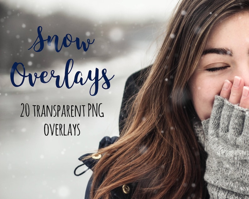 Snow overlay, winter overlay, falling snow overlay, Christmas overlay, photoshop, overlays, snow, easy, transparent, realistic, snowfall image 1