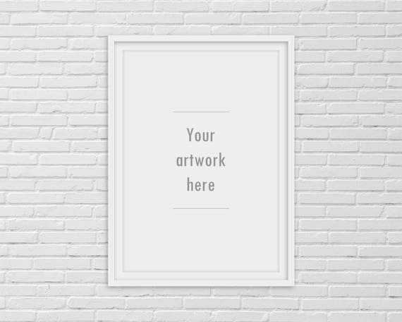 A4 minimalist mockup, A4 poster mockup, A4 white room mockup, digital frame, white digital frame, "A" series, A4, A3, A2, A1, A0, DOWNLOAD