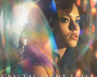 Crystal overlays, prism overlays, crystal light leaks, prism light leaks, rainbow light leaks, photoshop overlay, photography overlay, bokeh