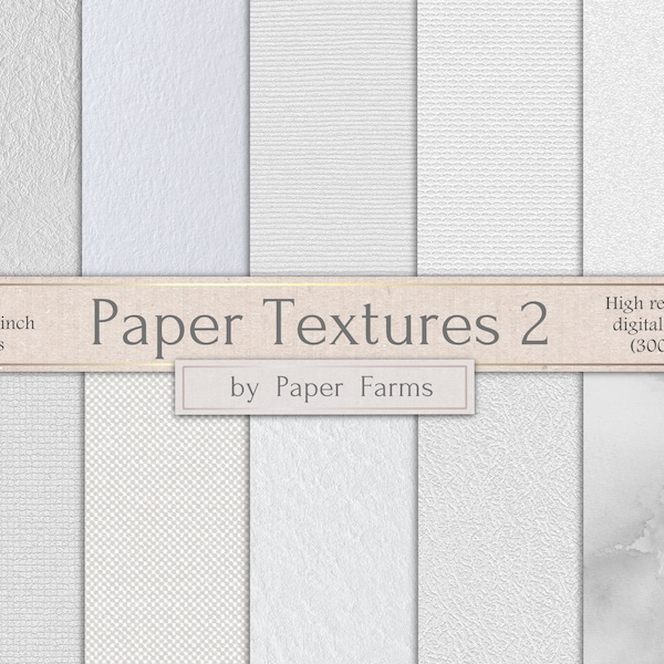 White digital paper, white textures, digital paper, scrapbook paper, watercolor paper, paper textures, light, backgrounds, DIGITAL DOWNLOAD
