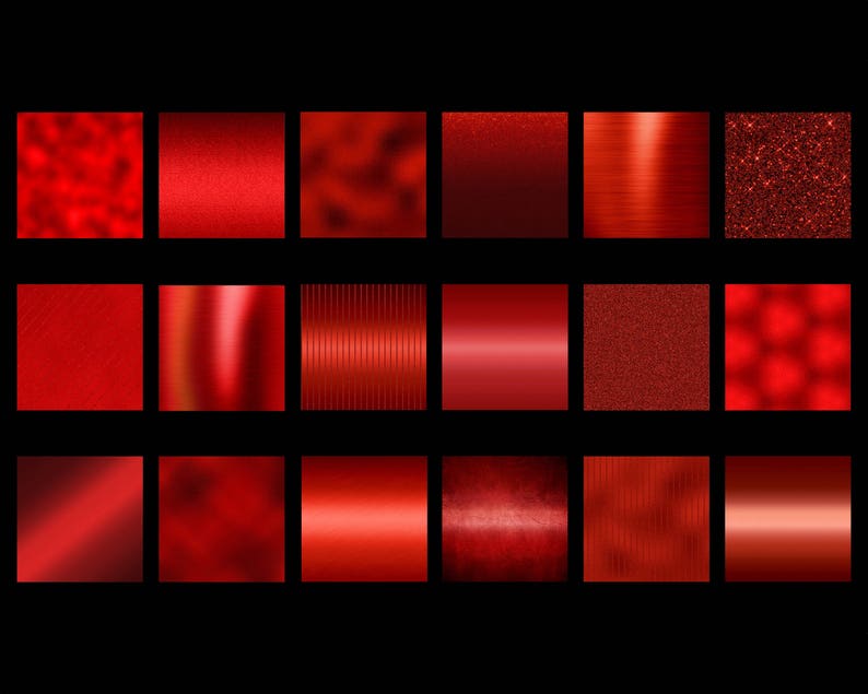 Red Foil Digital Paper Red Foil Textures Glitter and Foil Etsy