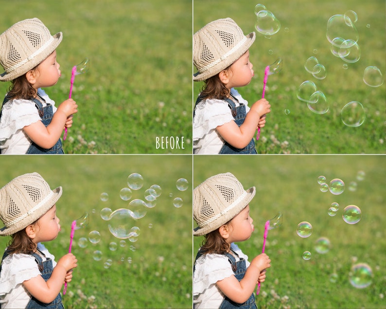 Realistische zeepbel-overlays, bellen-overlays, zwevende bellen, zeepbellen, photoshop-overlays, bellen blazen, overlay, DOWNLOAD afbeelding 2
