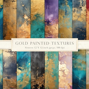 Metallic gold shabby paint textures, red, black, teal, navy, liquid gold, digital paper, scrapbook paper, junk journal, shabby, DOWNLOAD