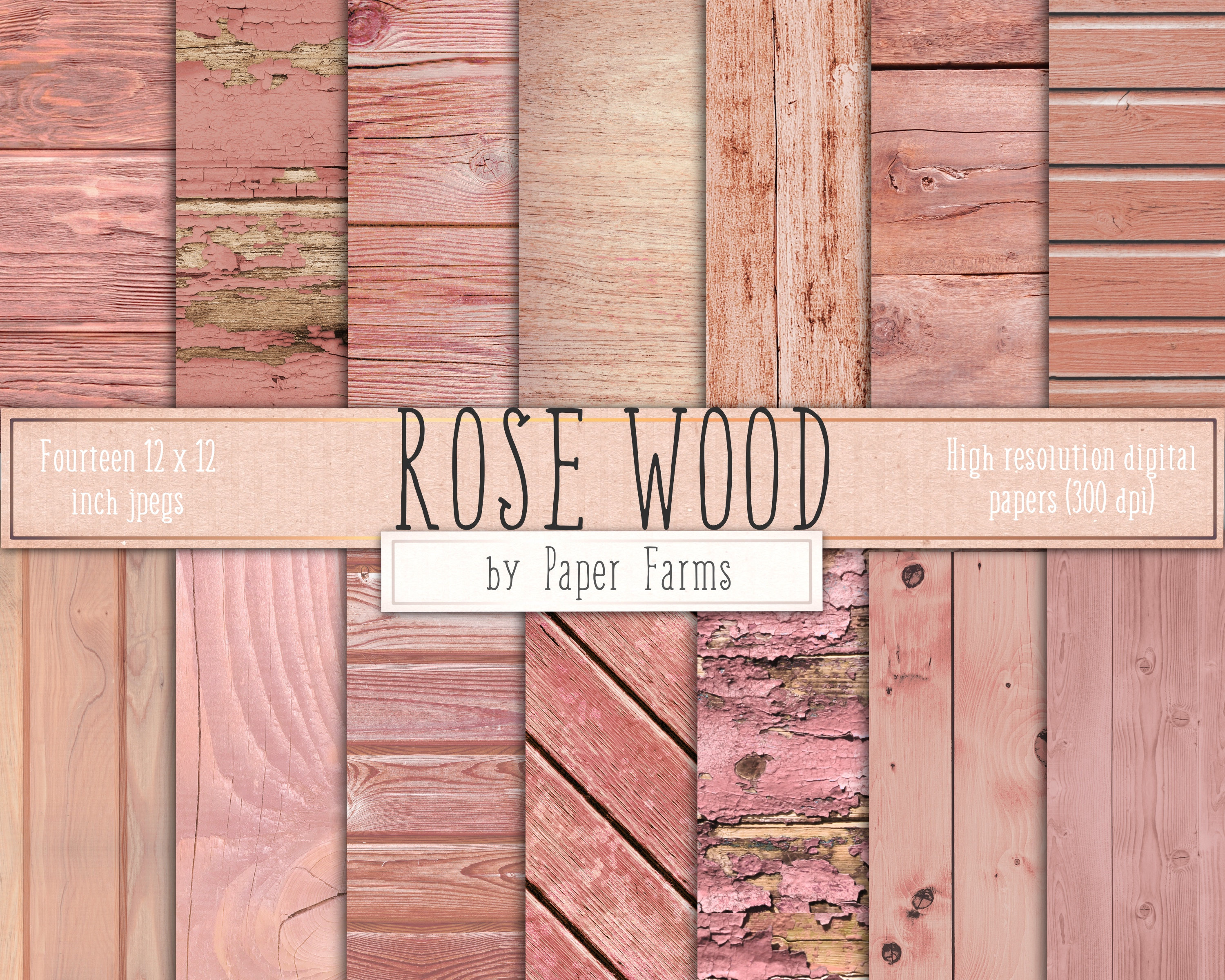 Rose gold wood deals