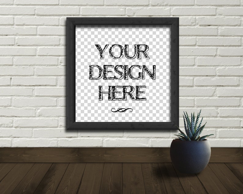 Wall Art Mock Up 10 X Inch Digital Frame Image 0
