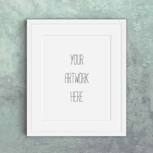 8 x 10 inch mockup, 16 x 20 inch mockup, 4 x 5 inch mockup, vintage, white frame, digital frame, photography mockup, art mockup, DOWNLOAD