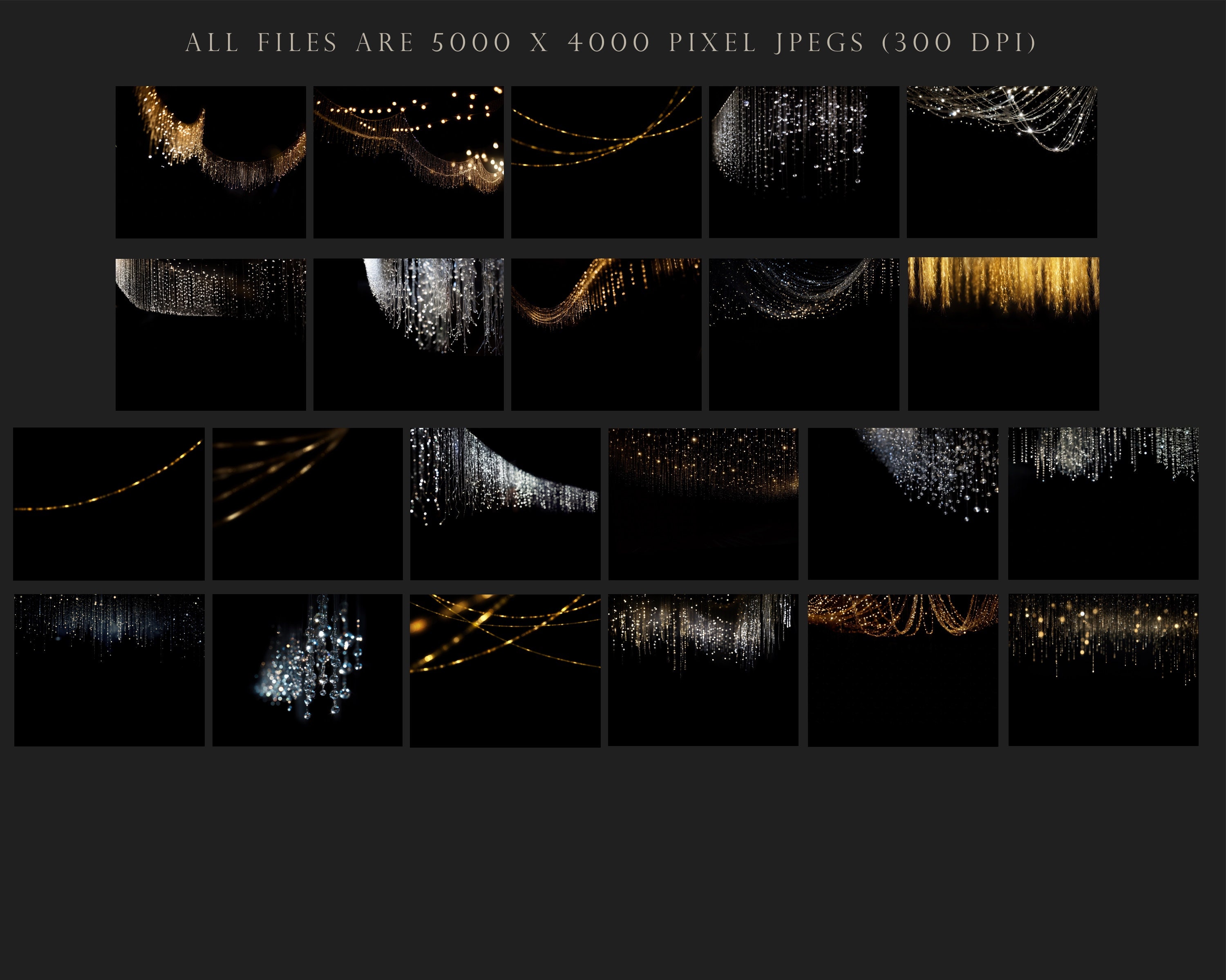 Bokeh String Lights, Bokeh Overlays, Bokeh Glitter, String Lights ...