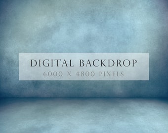 Blue photography backdrop, printable backdrop, grunge, vintage, teal, blue, background, floor, wall, photography texture, digital, DOWNLOAD