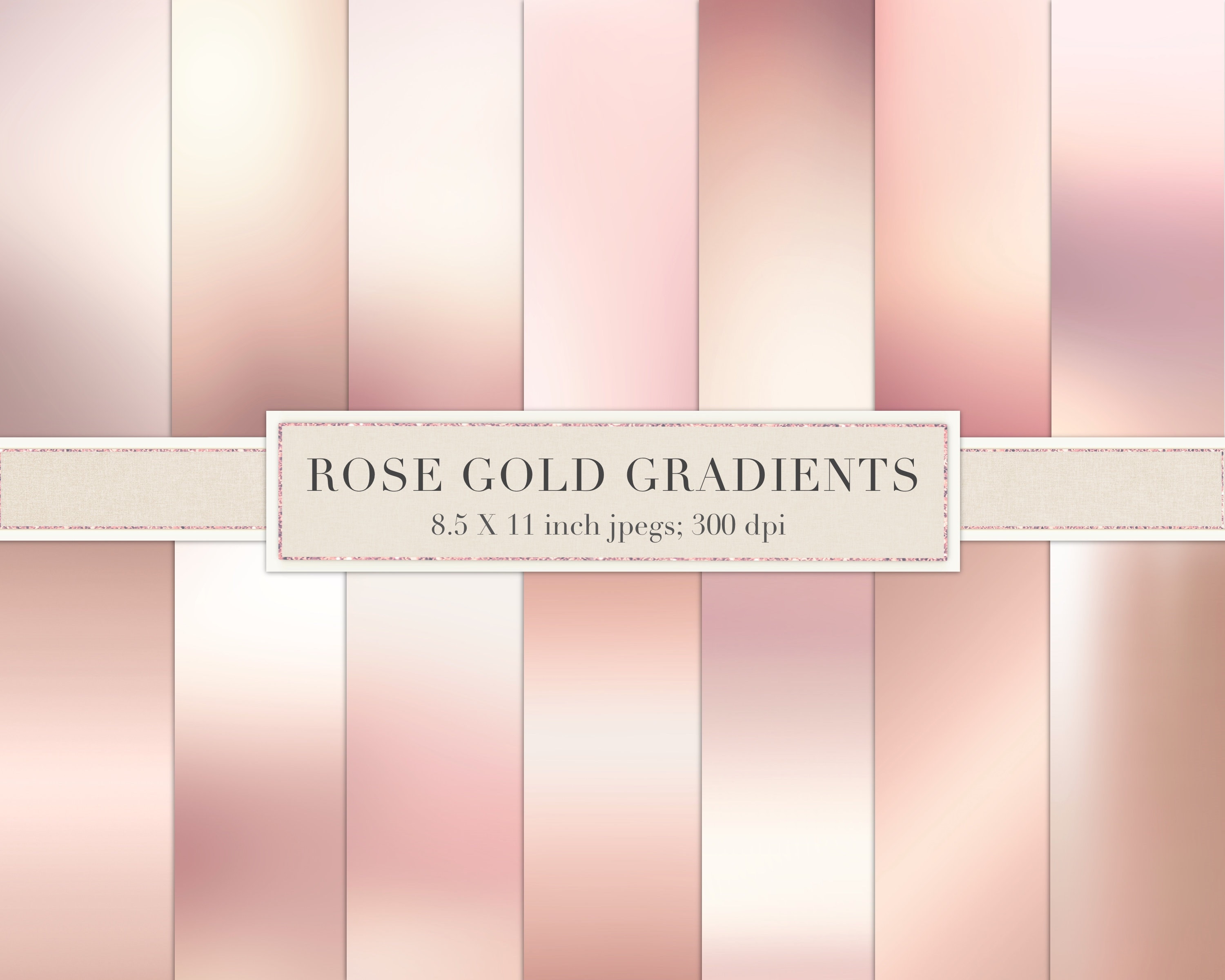 Rose Gold Gradients Rose Gold Textures Rose Gold Metallic Etsy