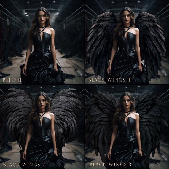 Black wings overlay ✨ - Art Resources - Episode Forums
