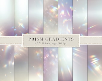 Fondo degradado de prisma, arco iris, luz de cristal, prisma, ombre, degradado, fondo, textura, papel digital, papel de álbum de recortes, DESCARGAR