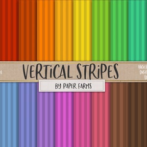 Vertical stripes, digital paper, scrapbook paper, stripes digital paper, two-tone, stripes scrapbook paper, rainbow, printable, DOWNLOAD