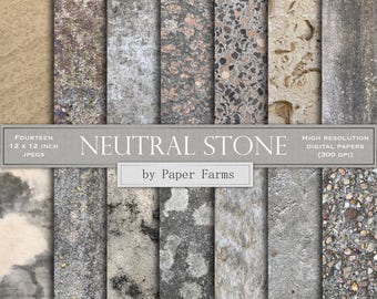 Stone backgrounds, stone digital paper, stone textures, stone scrapbook paper, stone photographs, rock, granite, neutral, INSTANT DOWNLOAD