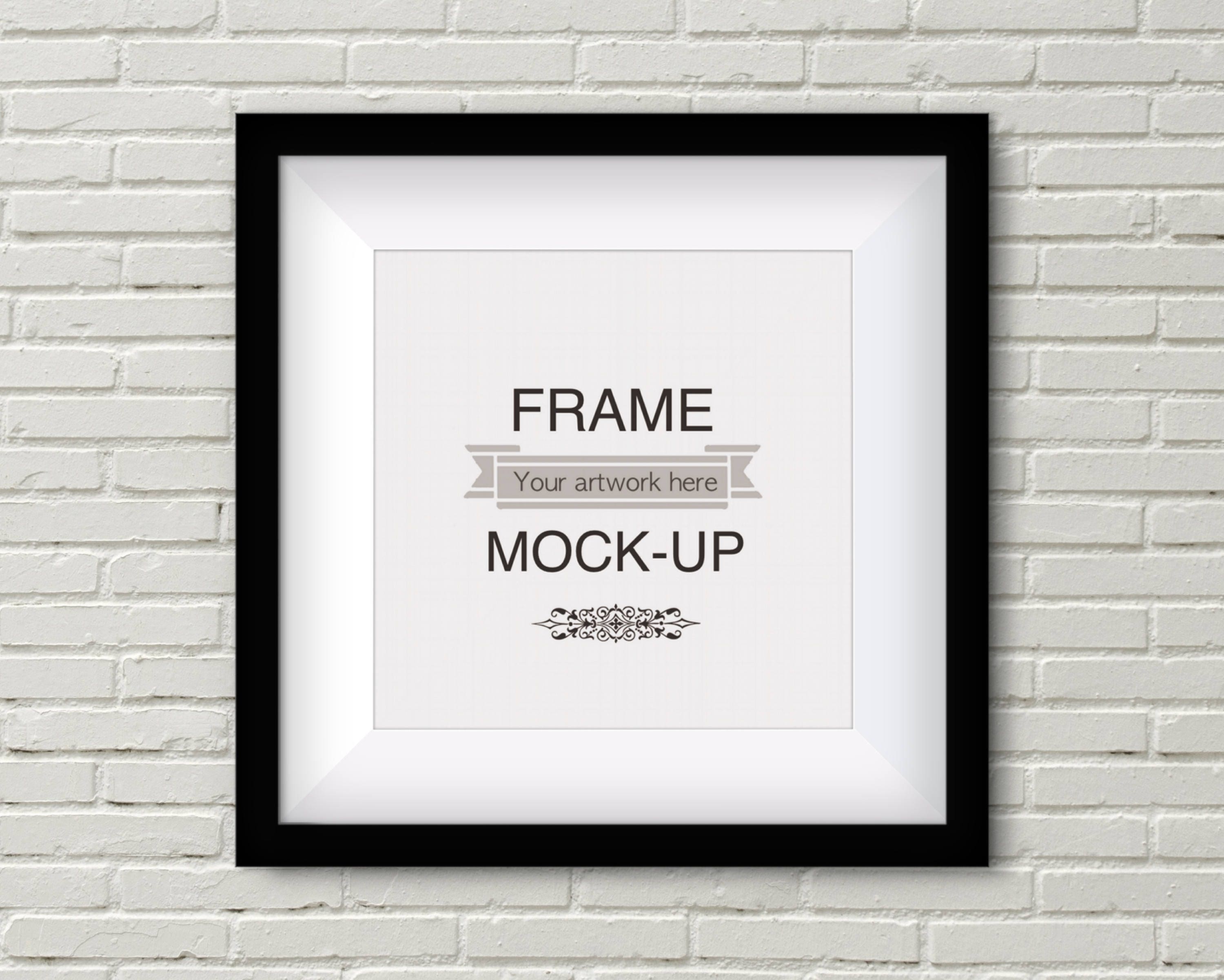 Download Square Photo Frame Mockup Free : Square Frame Mockup Photo Simple | Frame mockups, Free psd ...