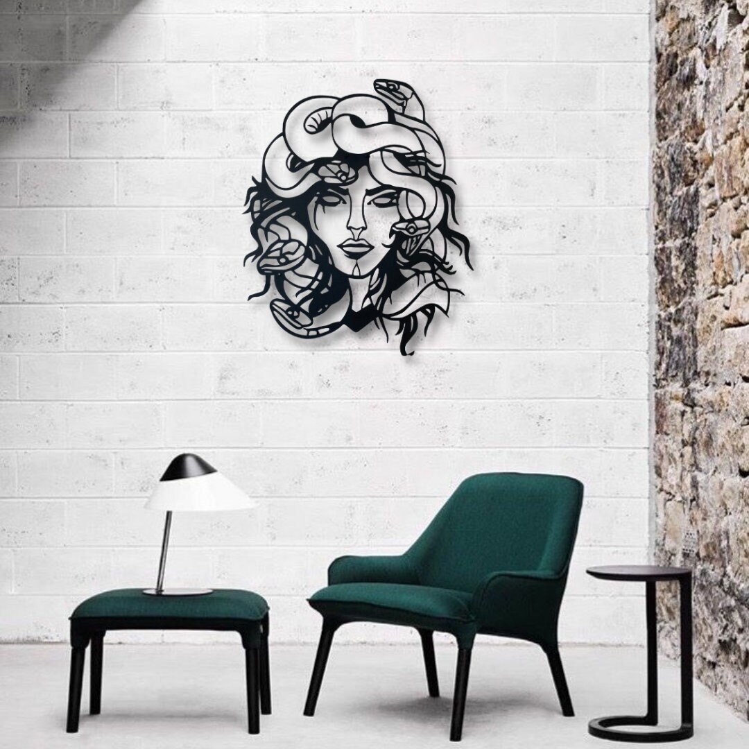 Greek Mythology Wall Art Medusa Wall Decor Medusa Medusa Etsy