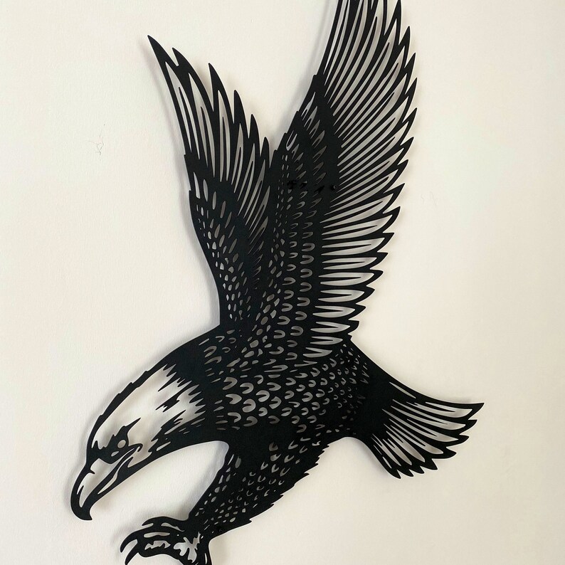 Metal Eagle Wall Decor, Large Metal Eagle Wall Art, Metal Eagle Decor
