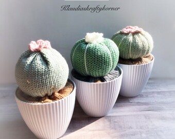 Knitting Machine Cactus Picture Tutorial PDF| Cactus How To Guide| Knitting Machine Pattern| Cactus Pattern| PDF Download Succulent Pattern