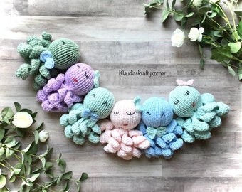 Crochet octopus for babies| Crochet Octopus| Octopus Plush| Preemie octopus| Octopus for preemie| NICU octopus| Stuffed octopus|Octopus toy