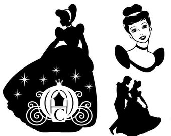 Download Cinderella SVG Castle SVG Disney SVG Princess Svg | Etsy