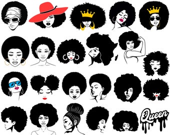 Black girl svg | Etsy