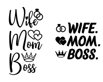 Download Mom Boss Svg Etsy