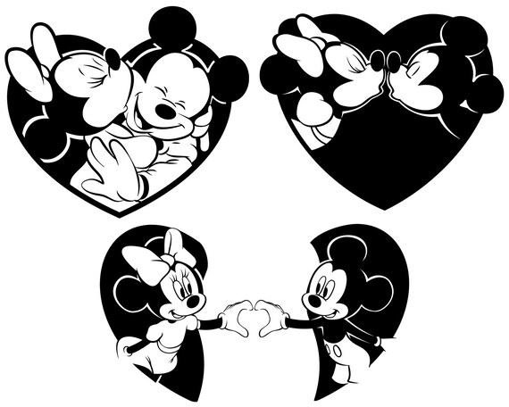 Disney Minnie Mouse Stencil Cartoon Character Template Wall Art Create Cuts Schablonen