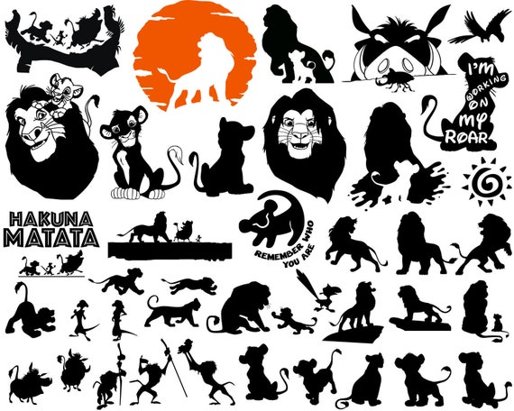 Download Lion King SVG Simba SVG Hakuna Matata Lion SVG For Cricut | Etsy