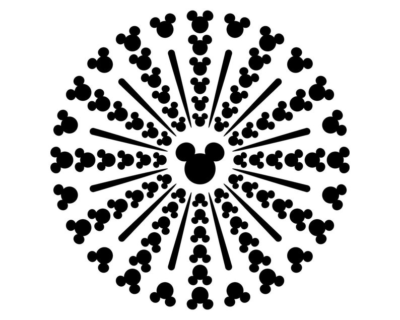 Download Disney Mandala SVG Mickey Mouse SVG Modern Mandala SVG | Etsy