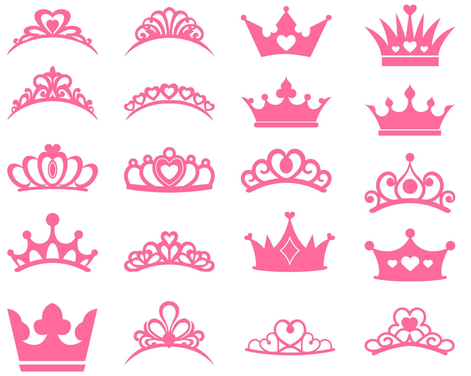 Corona Real SVG Princesa Tiara SVG Corona Del Rey Corona - Etsy México