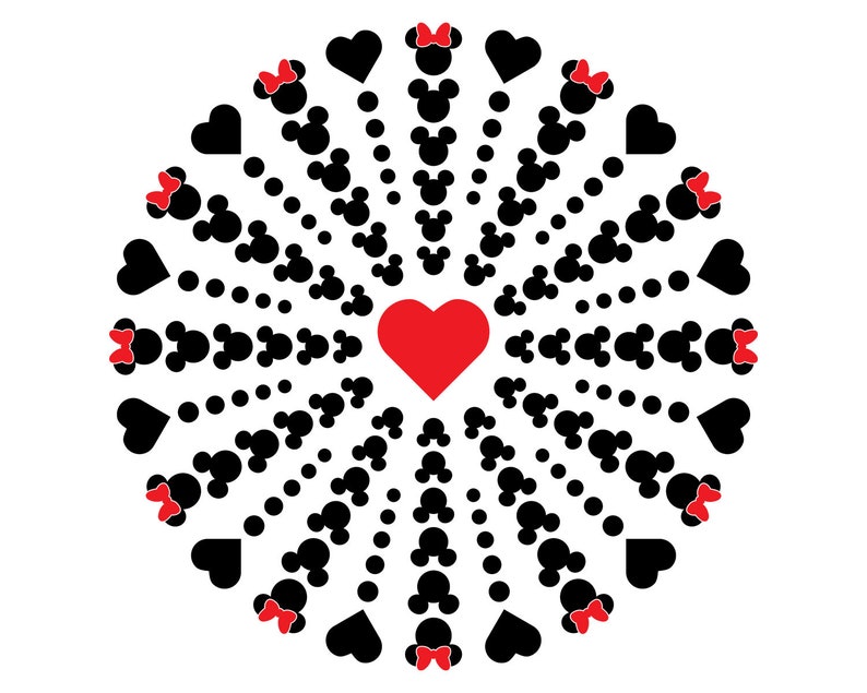 Download Mickey Mouse Mandala Svg Free Design - Layered SVG Cut ...