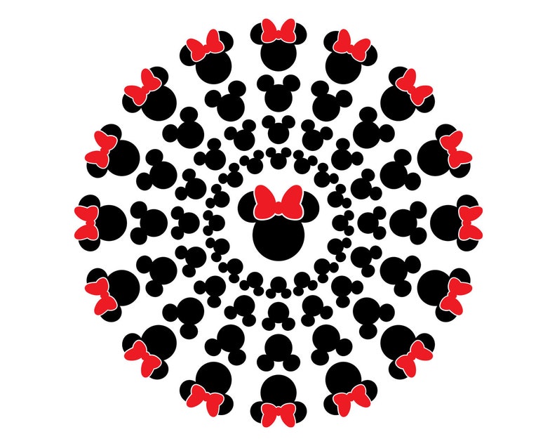 Download Disney Mandala SVG Mickey Mouse SVG Modern Mandala SVG | Etsy