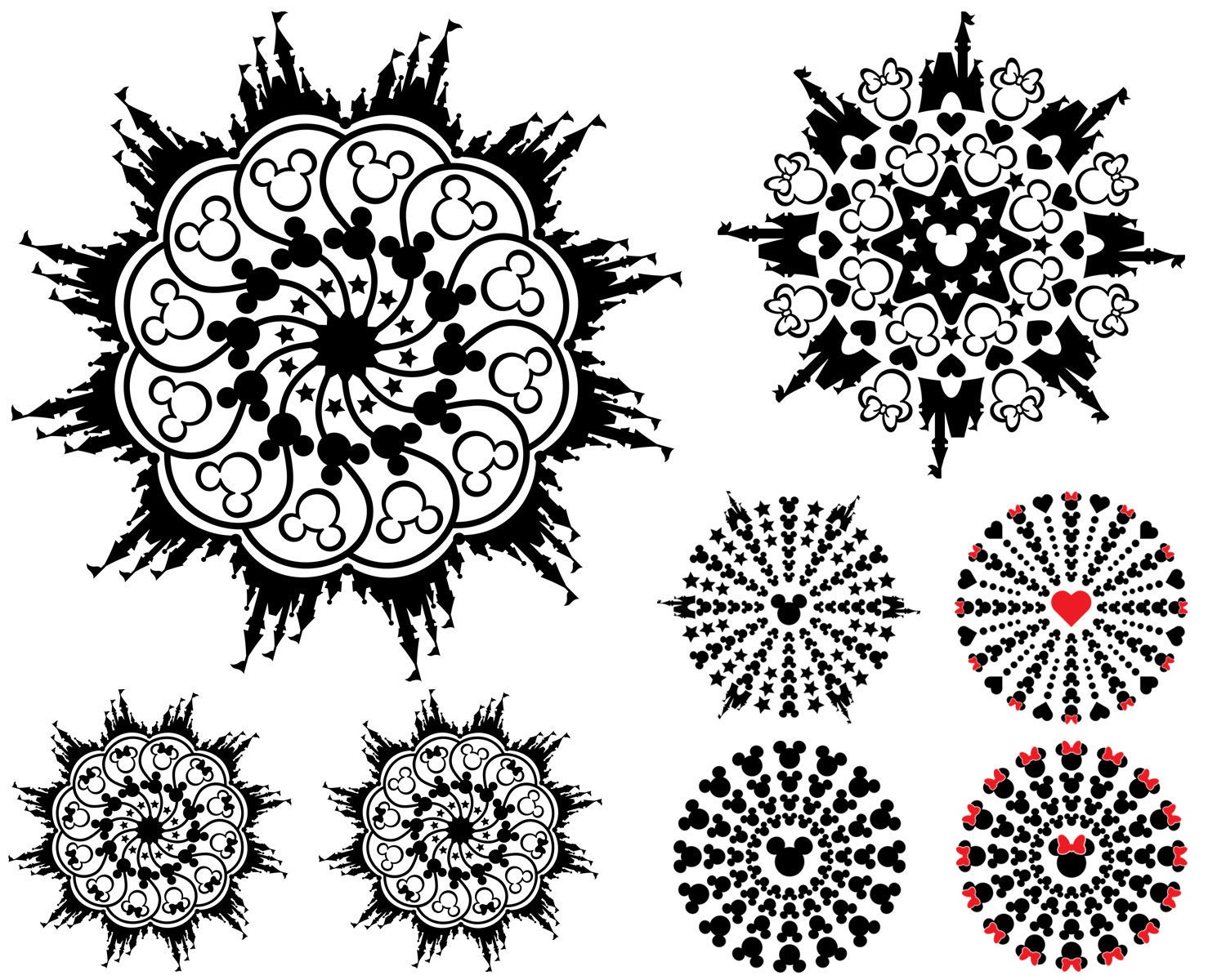 Download Mickey Mouse SVG Disney Mandala SVG Mickey Mandala SVG | Etsy