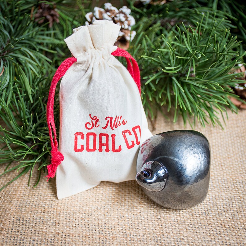 Lump Of Coal Christmas Ornament 