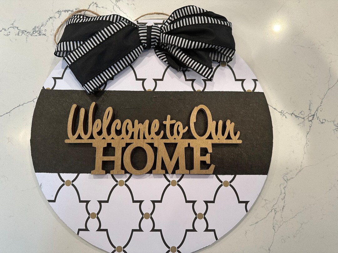Welcome to Our Home Sign - Etsy