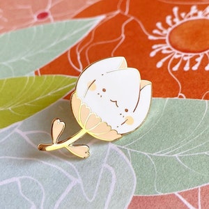 Happy Flower Kid Pin