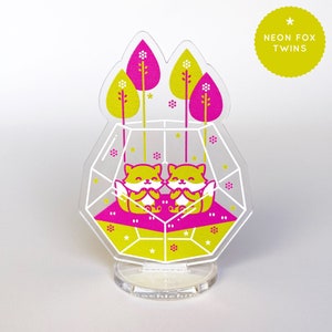 Series 2 Mochichito x StipplePop Blind Box Acrylic Tabletop Terrarium Toy Charm Standee Figurine image 6